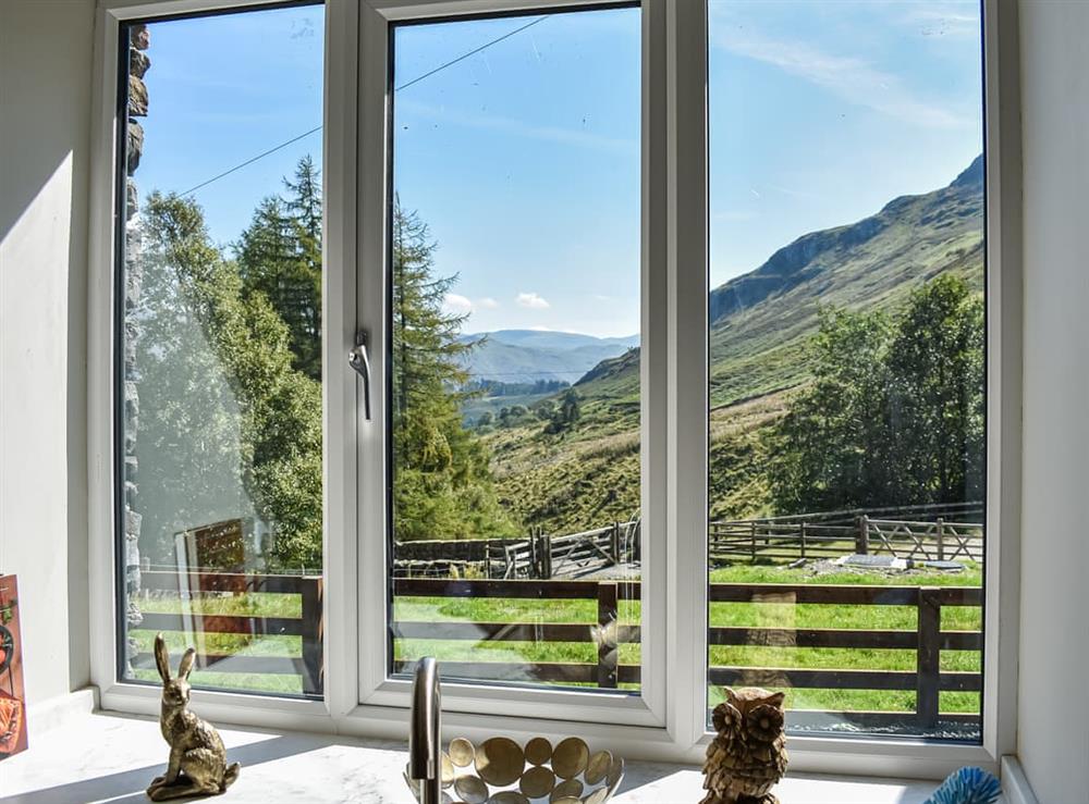 View at Striding Edge Cottage in Glenriding on Ullswater, Cumbria