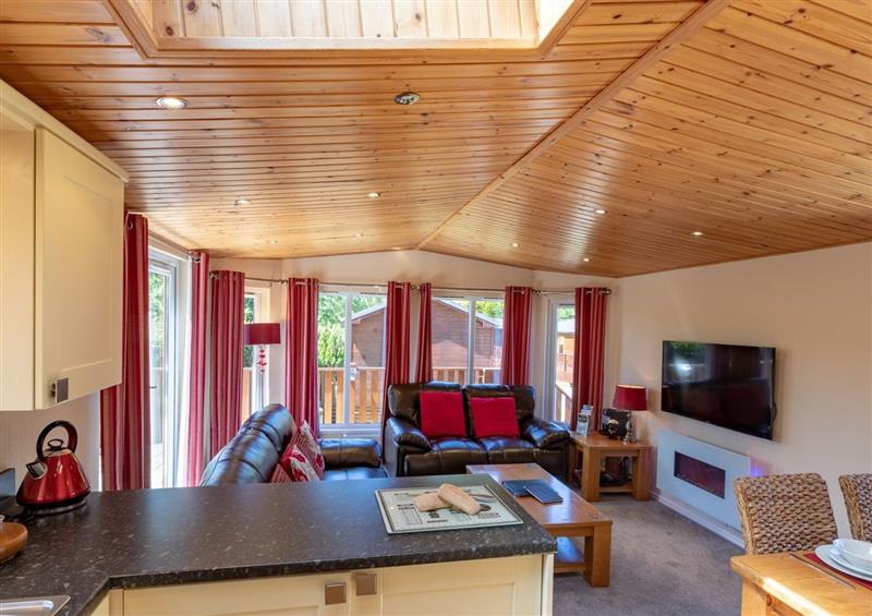 This is the living room at Striding Edge Lodge, Ullswater 9