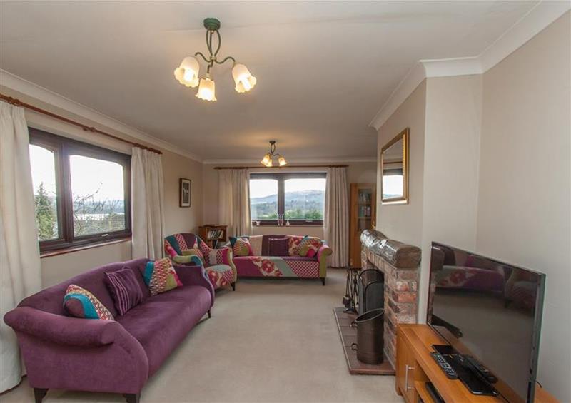 Relax in the living area at Striding Home, Ambleside