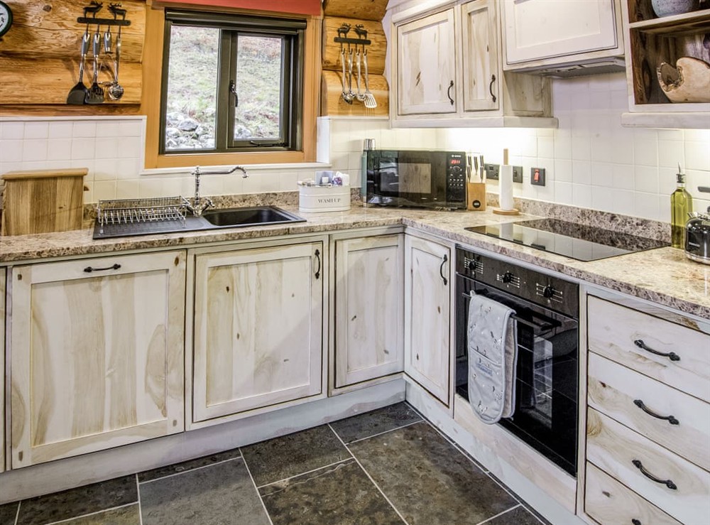 Kitchen at Strix in Beauly, near Drumnadrochit, Inverness-Shire