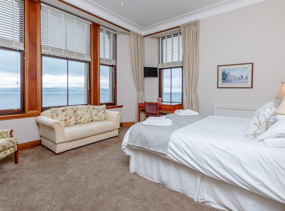 Double bedroom at Strone House in Strone, near Dunoon, Argyll and Bute, Scotland