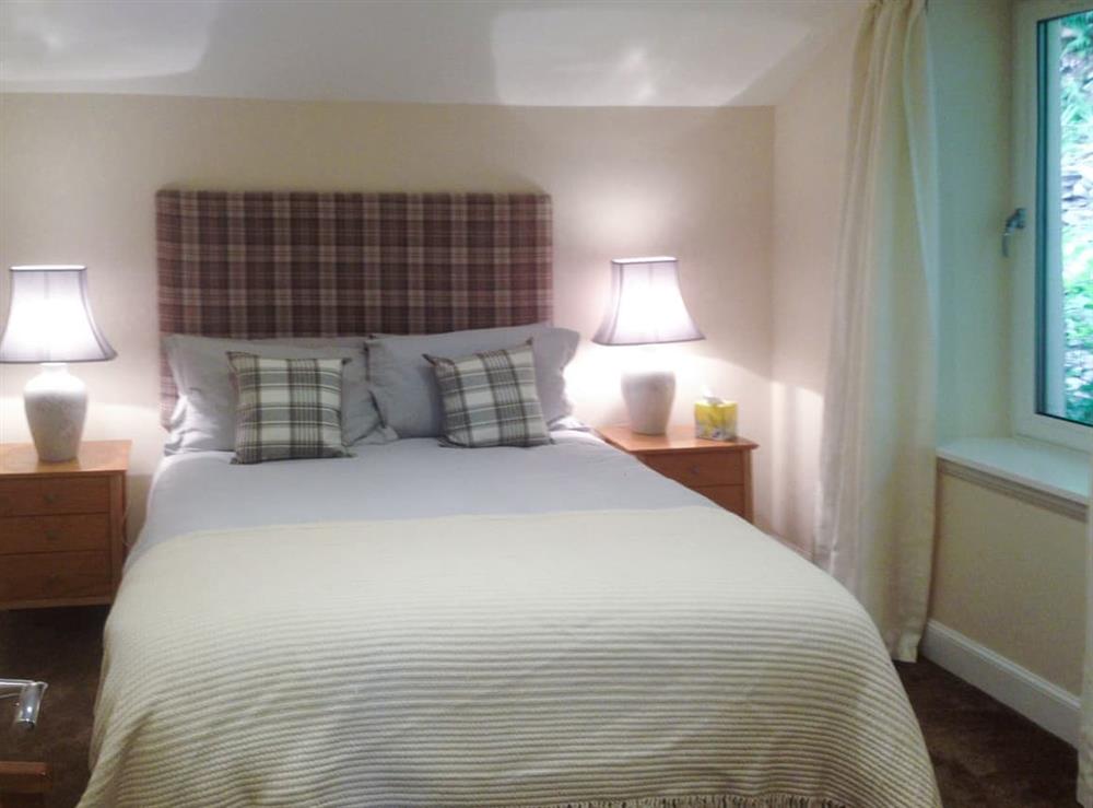 Comfortable second double bedroom at Strone Lodge in Strone, near Dunoon, Argyll and Bute, Scotland