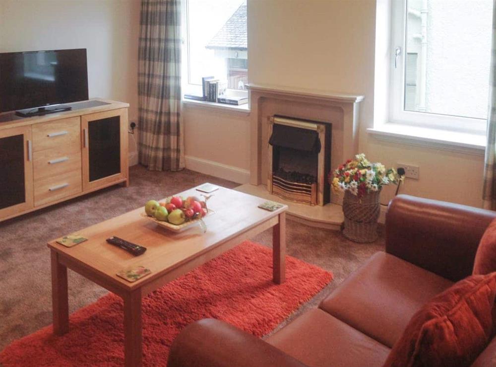 Welcoming living room at Strone Lodge in Strone, near Dunoon, Argyll and Bute, Scotland