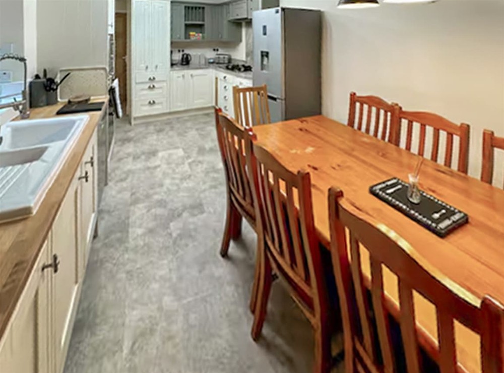 Kitchen/diner at Struan House in Blairgowrie, Perthshire