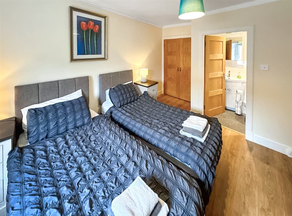 Twin bedroom at Struan House in Blairgowrie, Perthshire
