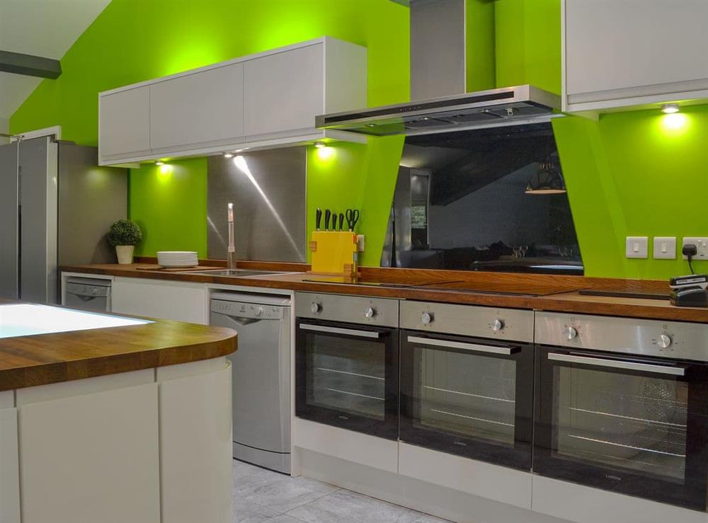Contemporary, well-equipped kitchen at Struncheon Hill in Brandesburton, near Bridlington, North Humberside