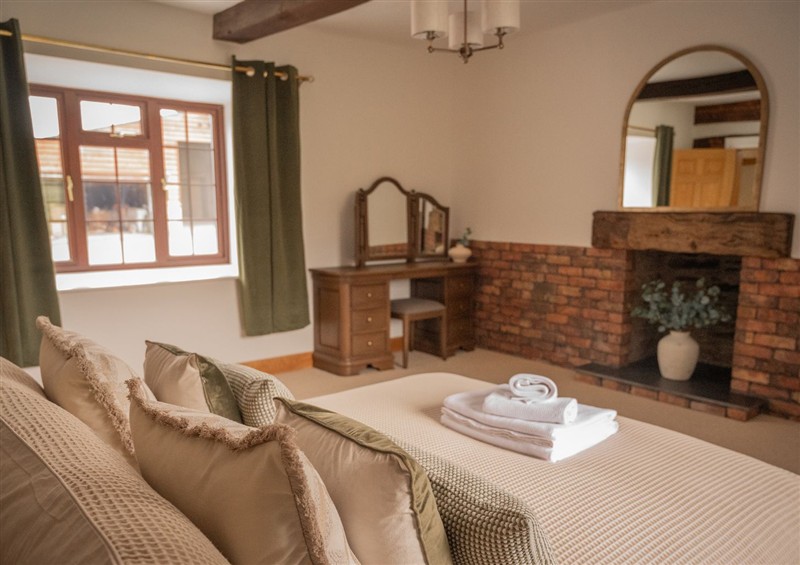 A bedroom in Stud Farm House (photo 3) at Stud Farm House, Bleddfa near Knighton