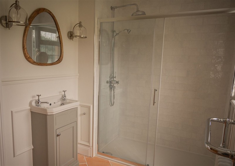 Bathroom at Stud Farm House, Bleddfa near Knighton