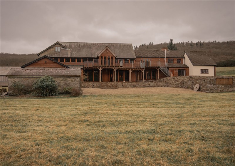 The setting at Stud Farm House, Bleddfa near Knighton