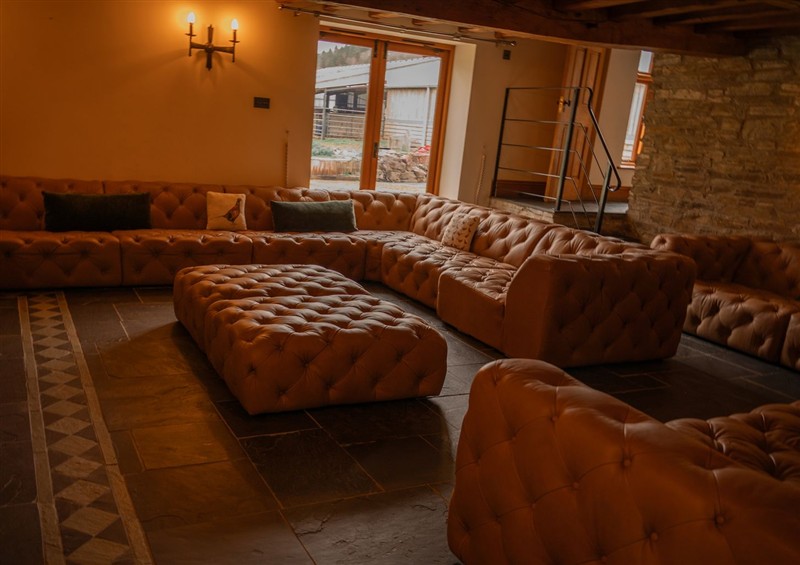 This is the living room at Stud Farm House, Bleddfa near Knighton