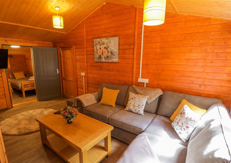 Inside Stumps Cross Lodge at Stumps Cross Lodge, Upper Coscombe near Winchcombe