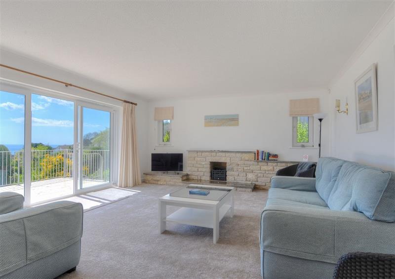 This is the living room at Stunning View, Charmouth