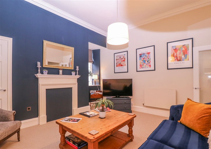 The living room at Stylish Town Apartment, Ross-On-Wye