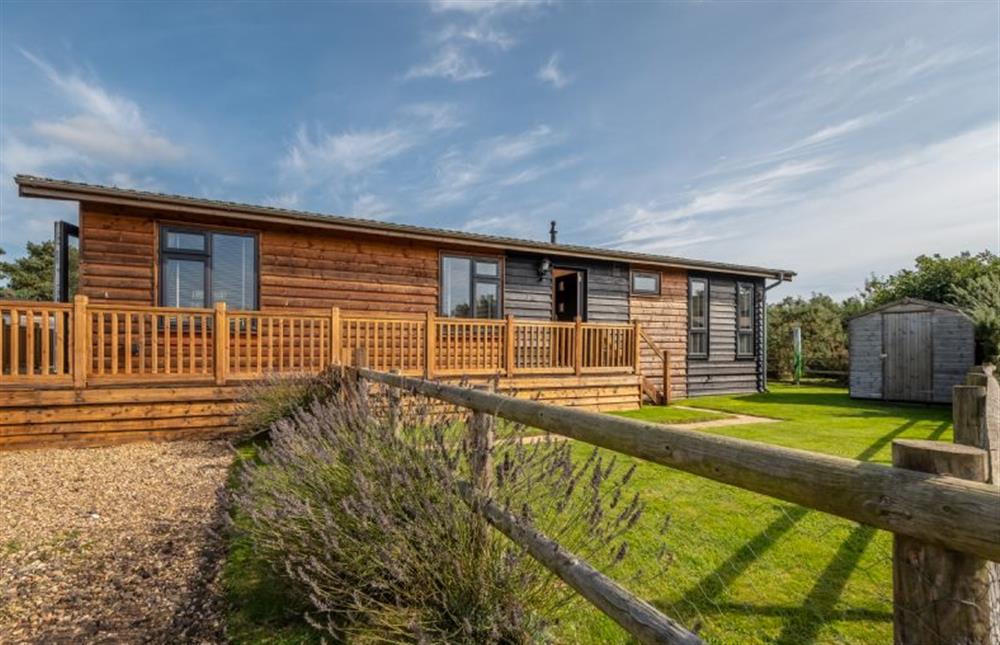 Suffolk Barn:  A well presented wooden holiday lodge, set within 300 acres of woodland and open heathland
