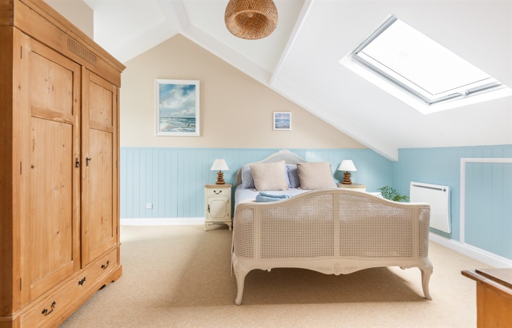 Bedroom at Suffolk Cottage in East Allington