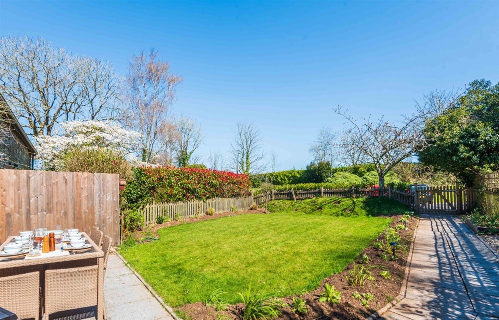 The garden at Suffolk Cottage in East Allington