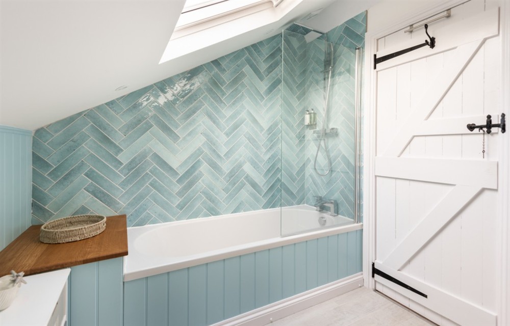 This is the bathroom (photo 3) at Suffolk Cottage in East Allington