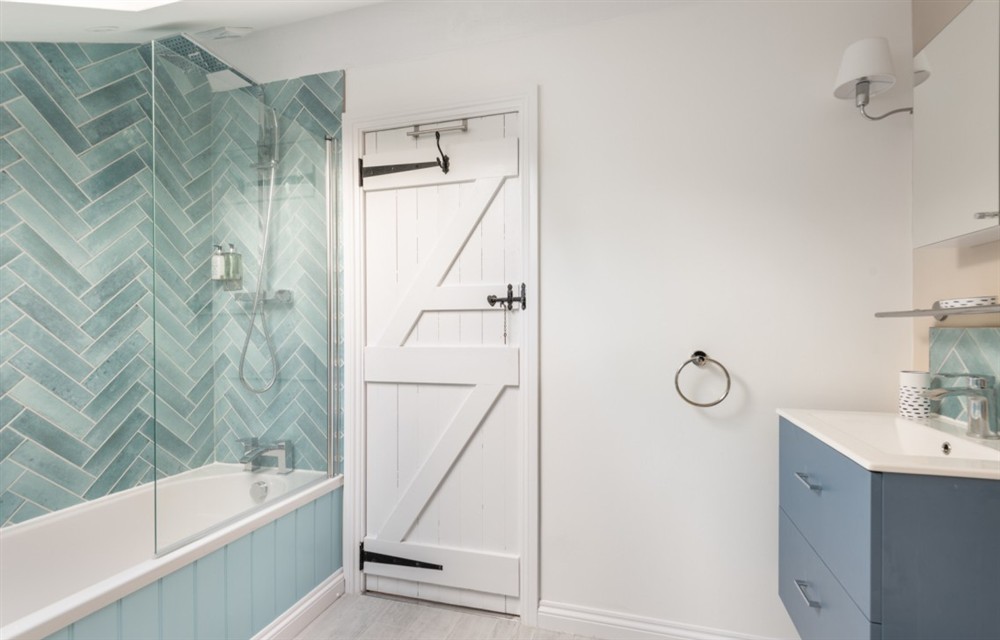 This is the bathroom (photo 4) at Suffolk Cottage in East Allington