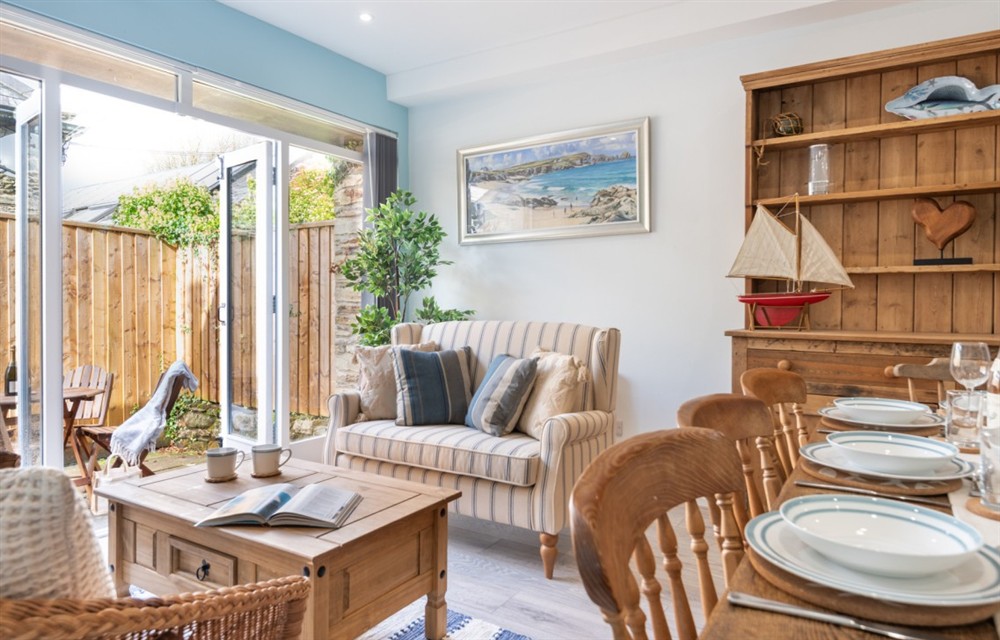 This is the living room at Suffolk Cottage in East Allington