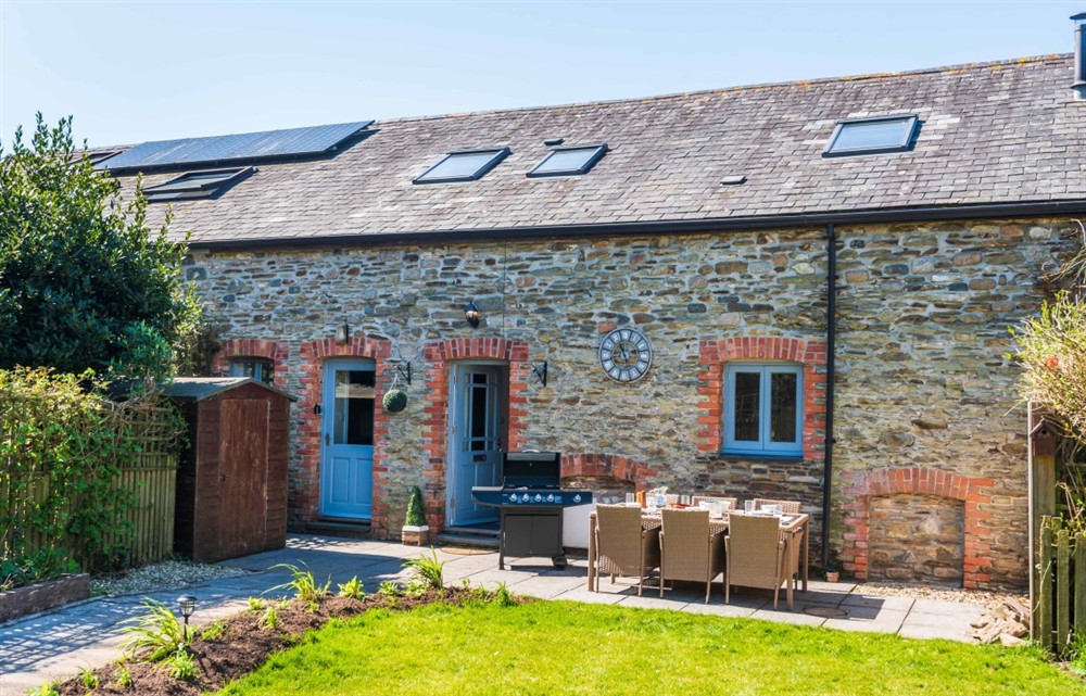 This is the setting of Suffolk Cottage at Suffolk Cottage in East Allington