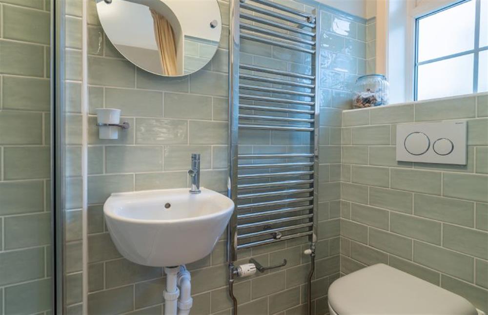 En-suite shower room at Suffolk House, Aldeburgh