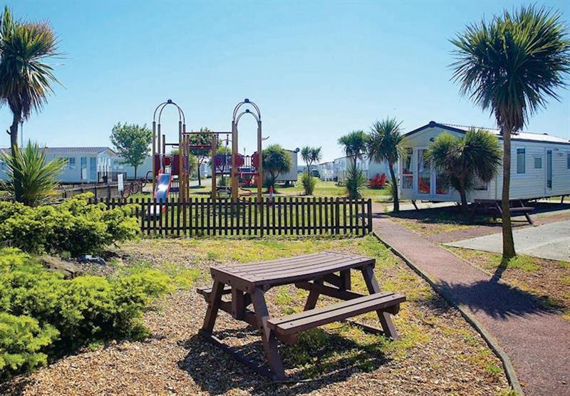 Children’s play area at Suffolk Sands in Felixstowe, Suffolk