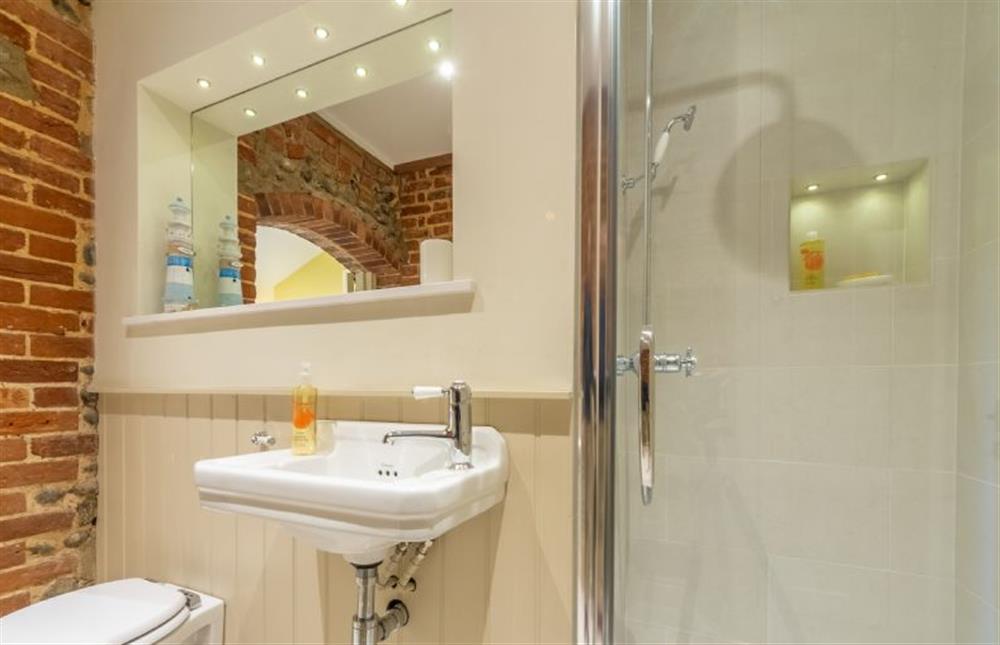 Ground floor: Bathroom adjacent to bedroom two (photo 2) at Summer Barn, Weybourne near Holt
