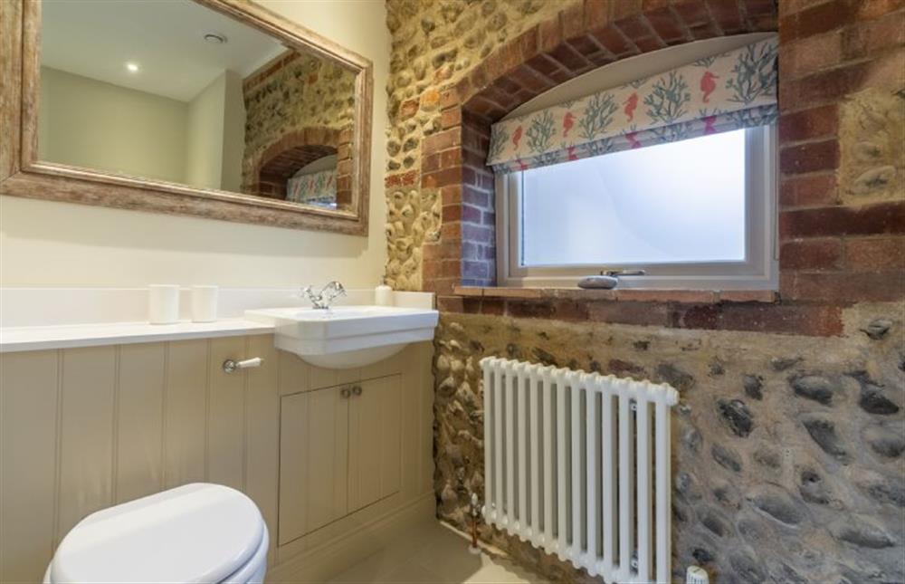 Ground floor: Bathroom detail at Summer Barn, Weybourne near Holt