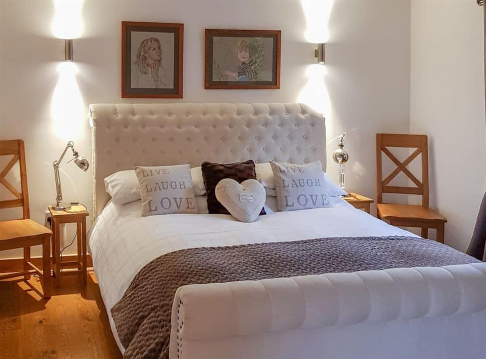 Romantic and welcoming double bedroom at Summer House Stables in Catfield, near Stalham, Norfolk