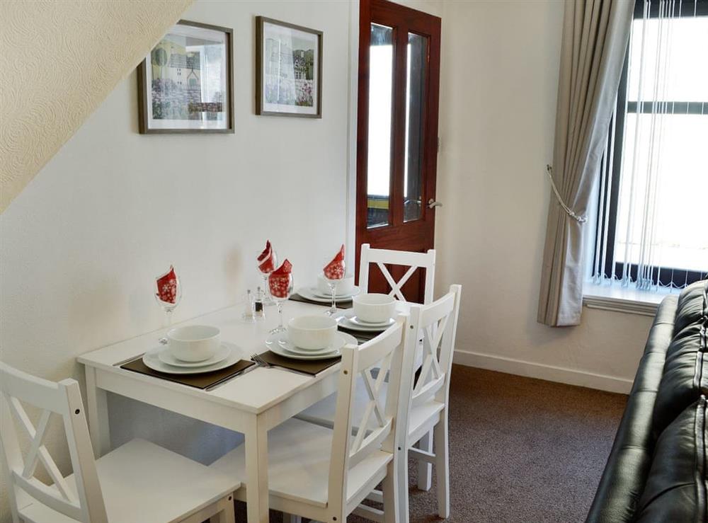 Attractive dining area at Summerlea Cottage in Moffat, Dumfries and Galloway, Dumfriesshire