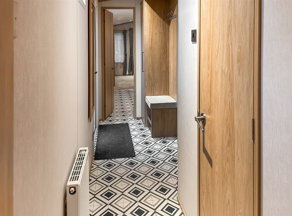 Hallway at Summers Lodge in Percy Wood Holiday Park, Northumberland