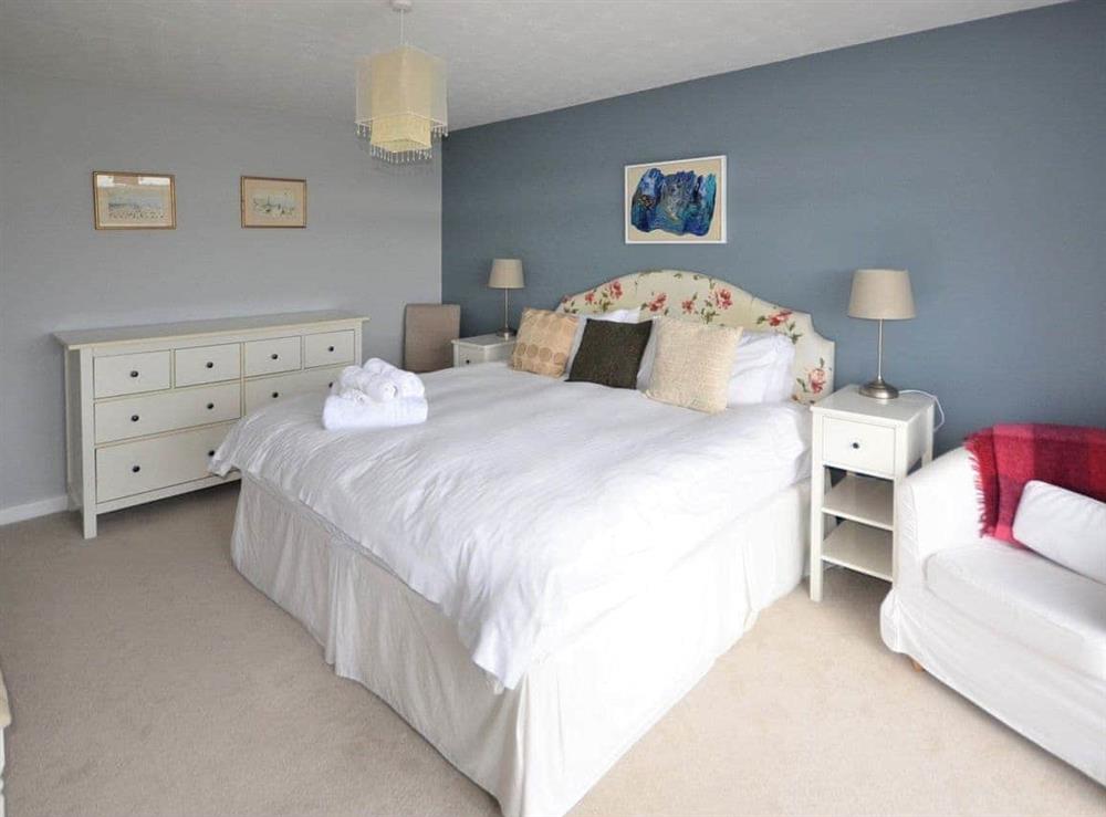 Principal Bedroom at Summers View in St Mawes, Cornwall