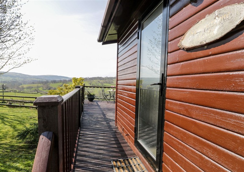 Outside at Summertime Lodge, Rhyd-y-Foel near Abergele