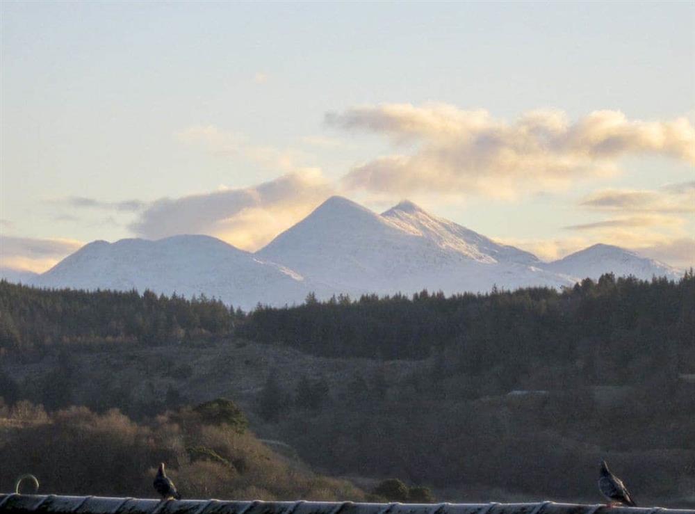 Ben Cruachan from the living room at Summit in Oban, Argyll and Bute, Scotland