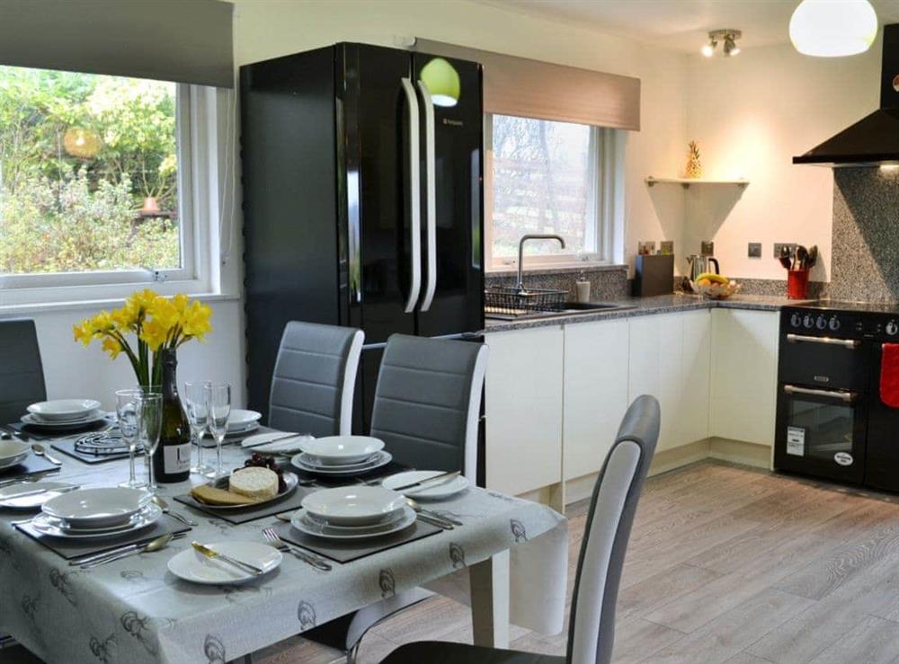 Immaculately presented kitchen/dining room at Summit in Oban, Argyll and Bute, Scotland