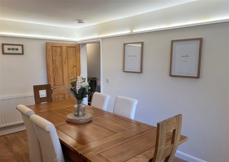The dining room at Sun House, Allonby