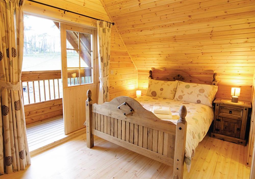 Sun Rise Lodge double bedroom at Sun Rise Lodge in Llanbedr, Gwynedd