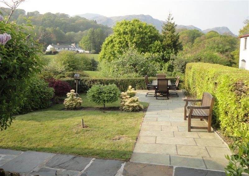 This is the garden at Sunbeam Cottage, Coniston