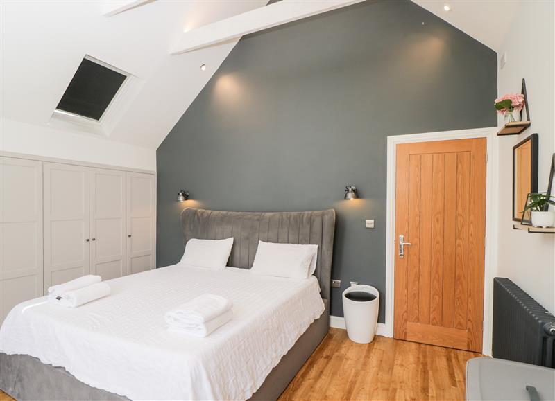 This is a bedroom at Suncroft, Southam near Prestbury