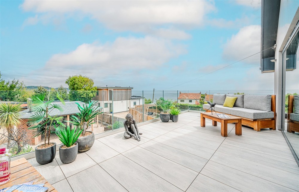 Enjoy a glass of wine on the patio