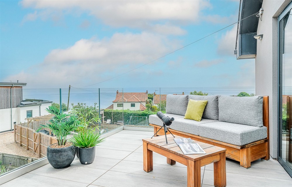 Enjoy a glass of wine on the patio