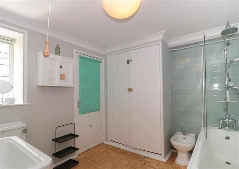 The bathroom at Sundial House, Lyme Regis