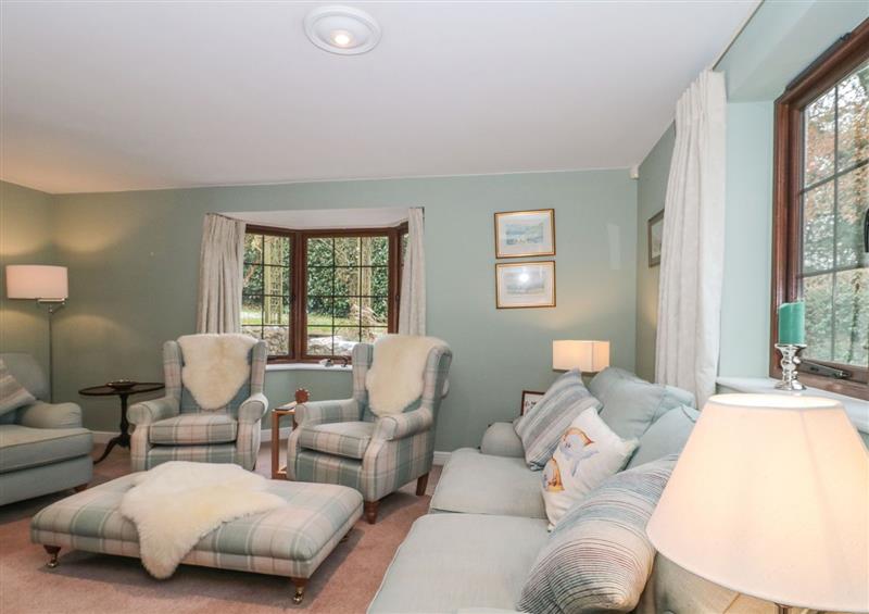 The living area at Sundowner Cottage, Axminster