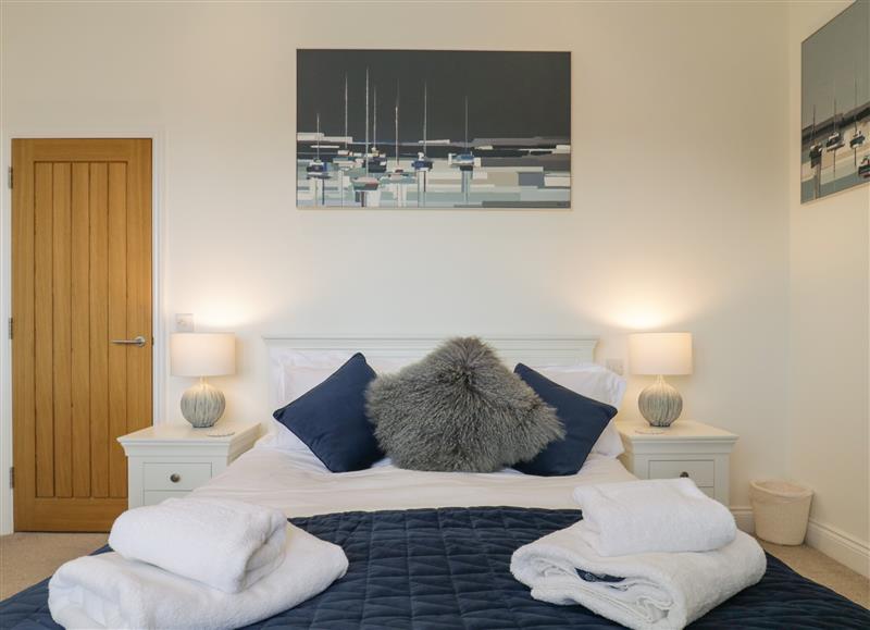 One of the bedrooms at Sundowners, Southwold