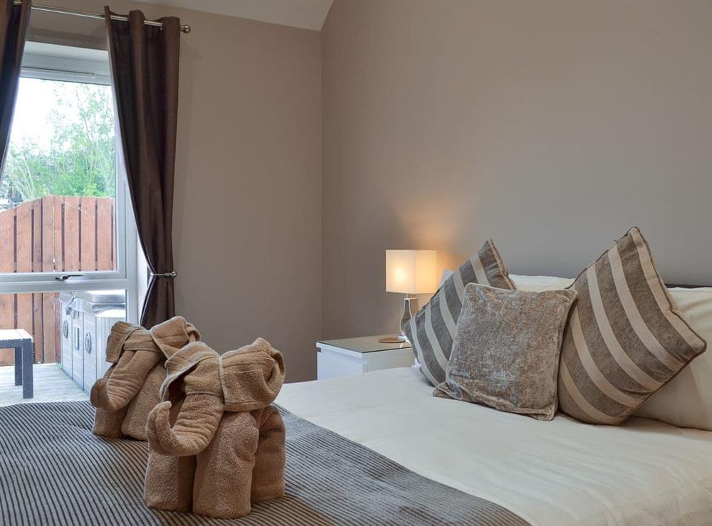 Double bedroom at Sunflower Cottage in Strensall, near York, North Yorkshire