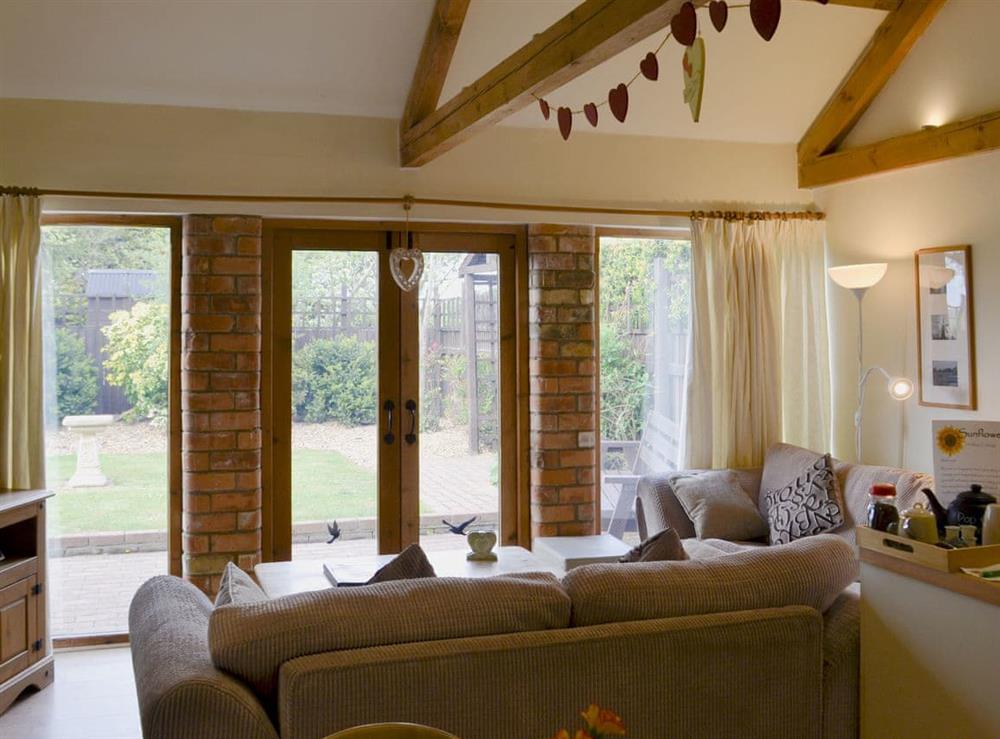 Living area (photo 3) at Sunflower Holiday Cottage in Thoresthorpe, near Alford, Lincolnshire