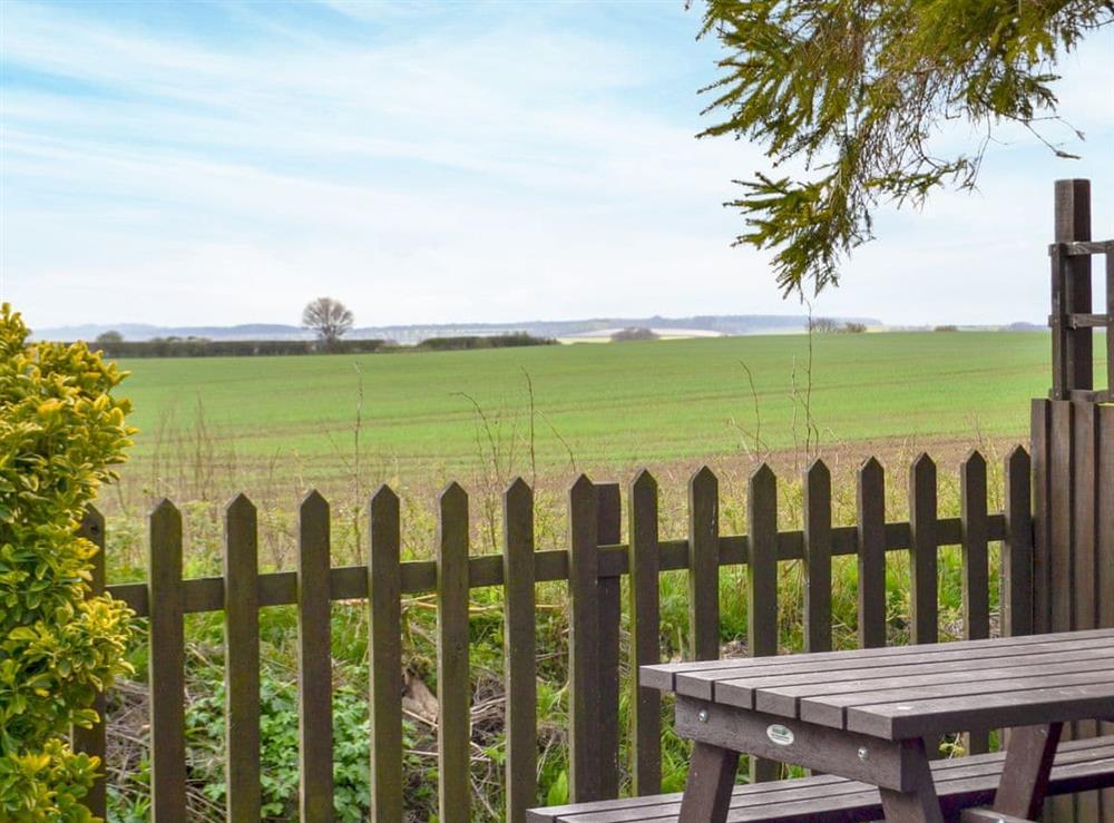 View at Sunflower Holiday Cottage in Thoresthorpe, near Alford, Lincolnshire