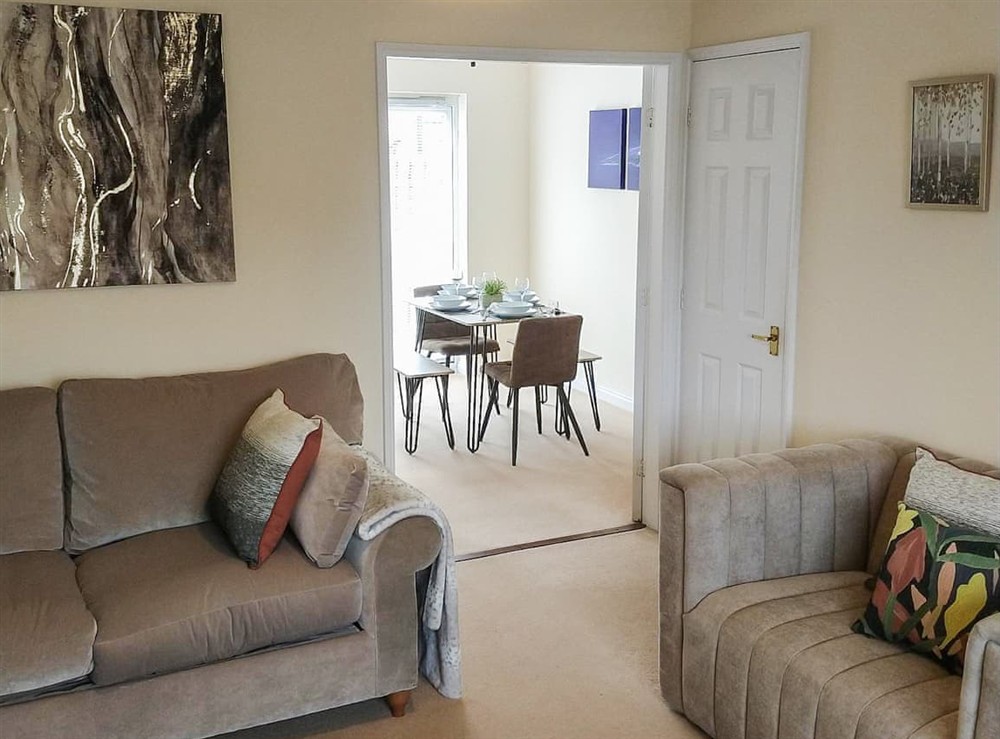 Living room at Sunningdale House in Grantham, Lincolnshire
