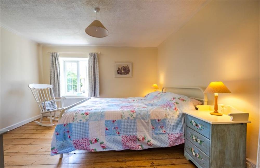 First floor: Master bedroom  at Sunny Beck Cottage, Mundesley near Norwich