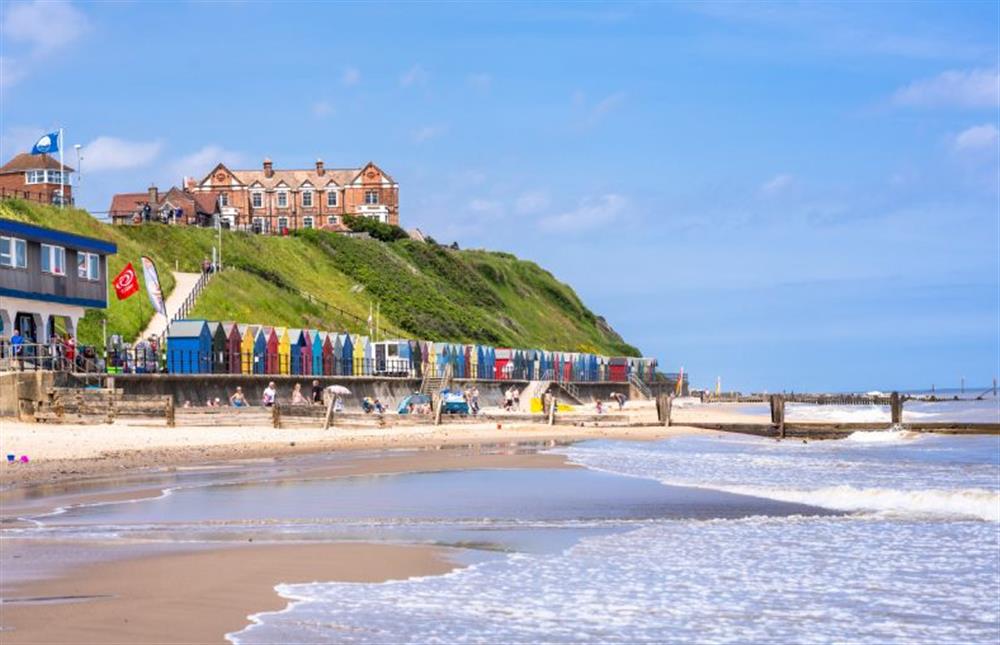 Mundesley has a beautiful Blue Flag sandy beach and many amenities at Sunny Beck Cottage, Mundesley near Norwich